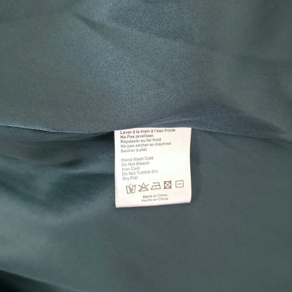 V. Chapman The Emma Dress in Emerald Peony Print Maxi Dress Sz 8 NWT+I - Picture 12 of 14